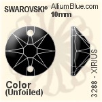 Swarovski XIRIUS Sew-on Stone (3288) 12mm - Crystal Effect Unfoiled