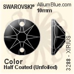 Swarovski XIRIUS Sew-on Stone (3288) 12mm - Clear Crystal With Platinum Foiling