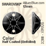 Swarovski XIRIUS Sew-on Stone (3288) 12mm - Color (Half Coated) Unfoiled