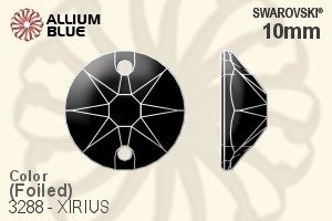 Swarovski XIRIUS Sew-on Stone (3288) 10mm - Color With Platinum Foiling