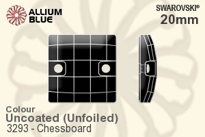 Swarovski Chessboard Sew-on Stone (3293) 20mm - Color Unfoiled - Click Image to Close