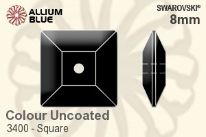施華洛世奇 Square 手縫石 (3400) 8mm - Colour (Uncoated) - 關閉視窗 >> 可點擊圖片