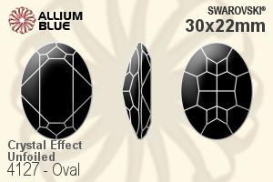 Swarovski Oval Fancy Stone (4127) 30x22mm - Crystal Effect Unfoiled