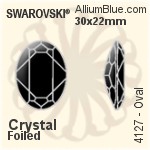 施华洛世奇XIRIUS施悦钻石形尖底石 (1088) SS39 - 颜色 白金水银底