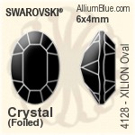 Swarovski XILION Rose Enhanced Flat Back No-Hotfix (2058) SS9 - Color (Half Coated) With Platinum Foiling