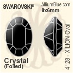 施華洛世奇 橢圓形花式石爪托 (4120/S) 18x13mm - 無鍍層
