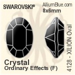 Swarovski XILION Oval Fancy Stone (4128) 10x8mm - Color Unfoiled