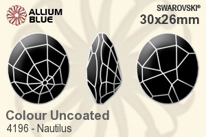Swarovski Nautilus Fancy Stone (4196) 30x26mm - Colour (Uncoated) Unfoiled - 关闭视窗 >> 可点击图片