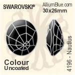 Swarovski Nautilus Fancy Stone (4196) 23x20mm - Colour (Uncoated) Unfoiled