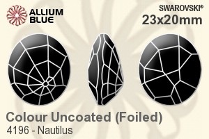 施华洛世奇 Nautilus 花式石 (4196) 23x20mm - 颜色 白金水银底 - 关闭视窗 >> 可点击图片
