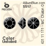 Preciosa MC Chaton OPTIMA (431 11 111) SS17 - Color Unfoiled