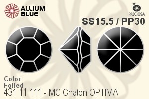 宝仕奥莎 机切尖底石 OPTIMA (431 11 111) SS15.5 / PP30 - 颜色 金箔底