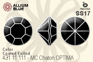 Preciosa MC Chaton (431 11 111) SS17 - Colour (Coated) With Golden Foiling - Haga Click en la Imagen para Cerrar