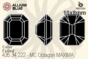 PRECIOSA Octagon MAXIMA 10x8 aqua Bo DF