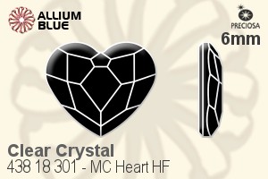 PRECIOSA Heart MXM FB 6 crystal HF
