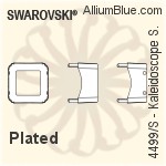Swarovski Kaleidoscope Square Settings (4499/S) 10mm - Plated