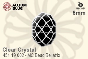 Preciosa MC Bead Bellatrix (451 19 002) 6mm - Clear Crystal - Haga Click en la Imagen para Cerrar