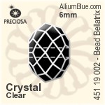 Preciosa プレシオサ Pear Crystal Nacre パール (131 50 011) 15x8mm - Nacre パール