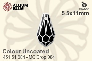 Preciosa MC Drop 984 Pendant (451 51 984) 5.5x11mm - Colour (Uncoated) - Haga Click en la Imagen para Cerrar