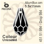 Preciosa MC Chaton OPTIMA (431 11 111) SS20 - Color With Golden Foiling