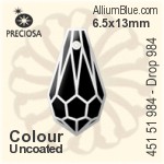 Preciosa MC Drop 984 Pendant (451 51 984) 5.5x11mm - Colour (Coated)