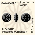 施華洛世奇 Solaris 花式石 (4678) 23mm - 顏色 無水銀底
