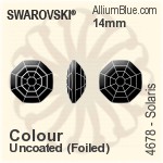 Swarovski Solaris Fancy Stone (4678) 8mm - Crystal Effect With Platinum Foiling