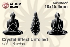 Swarovski Buddha Fancy Stone (4779) 18x15.6mm - Crystal Effect Unfoiled
