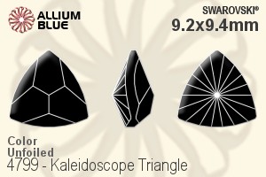 Swarovski Kaleidoscope Triangle Fancy Stone (4799) 9.2x9.4mm - Color Unfoiled