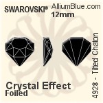 Swarovski XIRIUS Chaton (1088) SS39 - Clear Crystal With Platinum Foiling