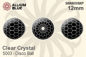 スワロフスキー Disco Ball ビーズ (5003) 12mm - クリスタル - ウインドウを閉じる