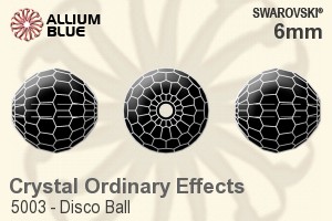Swarovski Disco Ball Bead (5003) 6mm - Crystal Effect - Click Image to Close