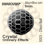 スワロフスキー Disco Ball ビーズ (5003) 8mm - クリスタル エフェクト