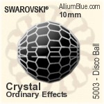 施華洛世奇 Disco Ball 串珠 (5003) 10mm - 白色（半塗層）