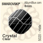 Swarovski Helix Bead (5020) 10mm - Clear Crystal