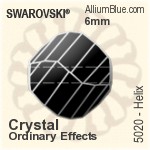 Swarovski Helix Bead (5020) 6mm - Crystal Effect