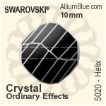 Swarovski Helix Bead (5020) 8mm - Crystal Effect