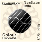 Swarovski Helix Bead (5020) 6mm - Colour (Uncoated)