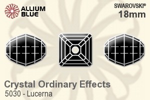 Swarovski Lucerna Bead (5030) 18mm - Crystal (Ordinary Effects) - Click Image to Close