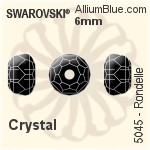 Swarovski Rondelle Bead (5045) 6mm - Crystal Effect