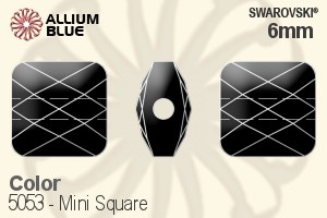 施華洛世奇 Mini 正方形 串珠 (5053) 6mm - 顏色