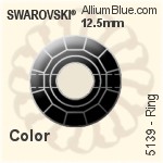 Swarovski Dome (Small) Bead (5542) 11mm - Color (Half Coated)