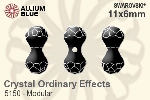 Swarovski Modular Bead (5150) 11x6mm - Crystal (Ordinary Effects) - Haga Click en la Imagen para Cerrar