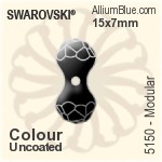 Swarovski Modular Bead (5150) 15x7mm - Clear Crystal