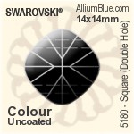 Swarovski Octagon Fancy Stone (4627) 27x18.5mm - Color With Platinum Foiling