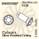 Swarovski Back Part For Rivet (53007), Stainless Steel Casing