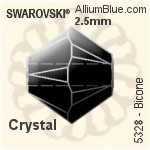 スワロフスキー Bicone ビーズ (5328) 2.5mm - クリスタル