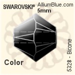 スワロフスキー Bicone ビーズ (5328) 3mm - カラー