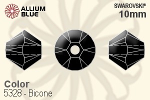 スワロフスキー Bicone ビーズ (5328) 10mm - カラー