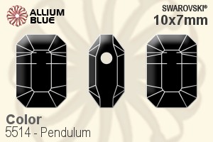 施华洛世奇 Pendulum 串珠 (5514) 10x7mm - 颜色